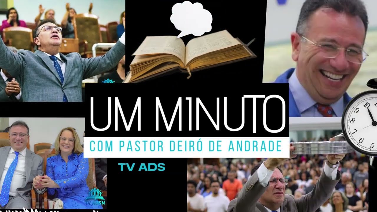 Um Minuto com o Pr. Deiró de Andrade - Tema: Criados por Deus para as boas obras I 09-12-24