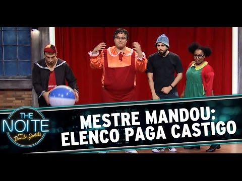 The Noite (03/12/14) - Castigo do Mestre Mandou - Chaves