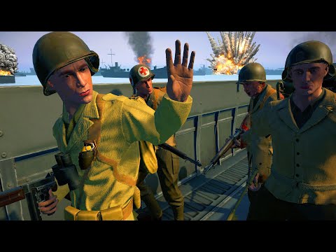 Brutal NEW Omaha Beach D-DAY Invasion Game! - Easy Red 2: WWII Battle Simulator