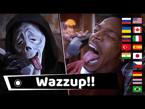 "Wazzup" Scary Movie in Different Languages, Scream Movie Ghostface Parody | Scary Movie Wazzup