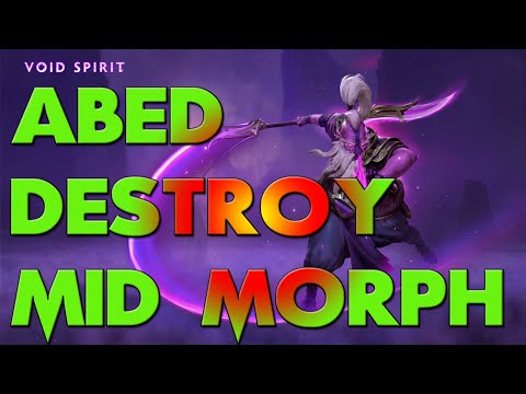 ABED VOID SPIRIT - DESTROY MID MORPH - Dota 2 Pro Gameplay Highlights 7.26c