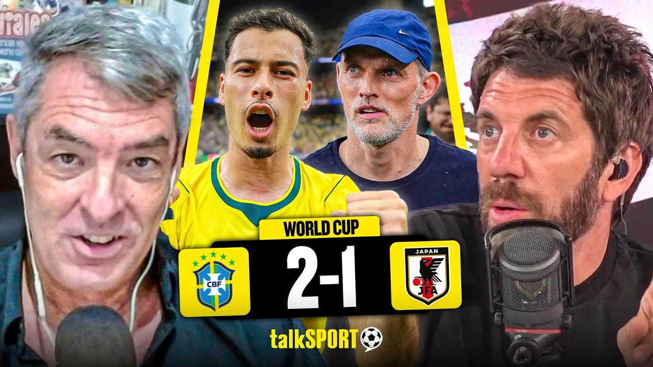 Tim Vickery EXPLAINS Why England's Chances World Cup Glory are SO SLIM After Brazil beat Japan!