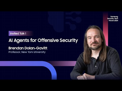 [SSTF2024] Invited Talk 1 : AI Agents for Offensive Security