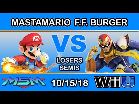 MSM 162 - Mastamario (Mario) vs Fredfredburger (C.Falcon) Losers Semis - Smash 4 (Part 2)