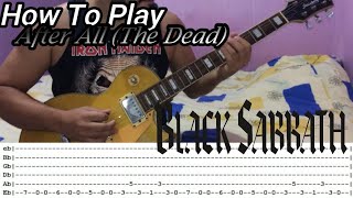 BLACK SABBATH - After All (The Dead) - GUITAR LESSON WITH TABS
