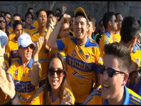 TODO MEXICO ES TIGRE, COLOR GRAN FINAL COPA LIBERTADORES 2015,  TIGRES VS RIVER PLATE.