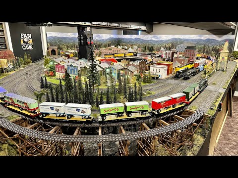 Amazing O Scale Train Layout Tour! - Chuck Fester’s UP & PRR Railroad