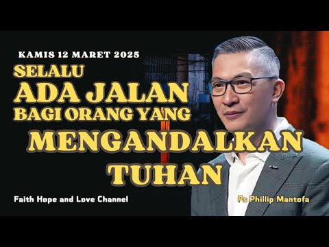 RELYING ON GOD || Sermon by Ps Phillip Mantofa || Faith Hope and Love Channel