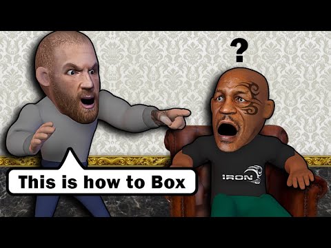 Conor teaching Mike Tyson Boxing moves