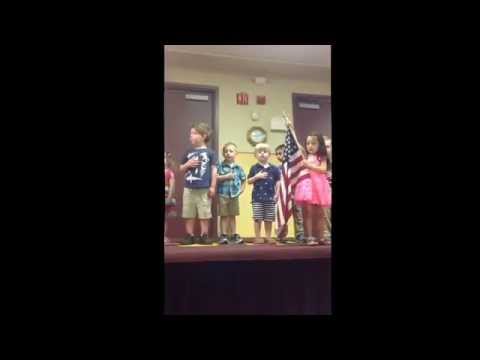 Tilan's 3yr pre-k milestone.  Singing a song