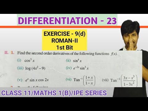 DIFFERENTIATION 23/Exercise-9 (d)/Roman-II/1stBit/Class 11/Maths 1(B)/AP&TS