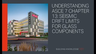Understanding ASCE 7 Chapter 13 Seismic Drift Limits for Glass Components