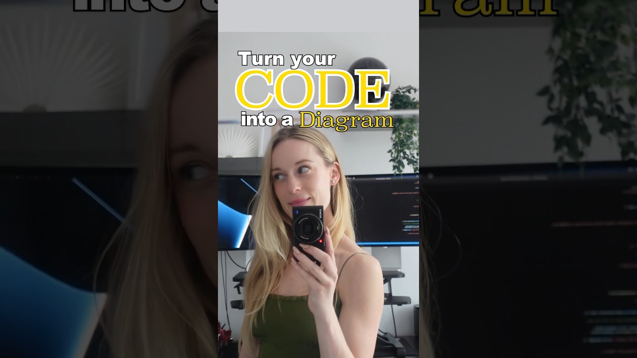 Turn your code into beautiful diagrams! 😍 #tech