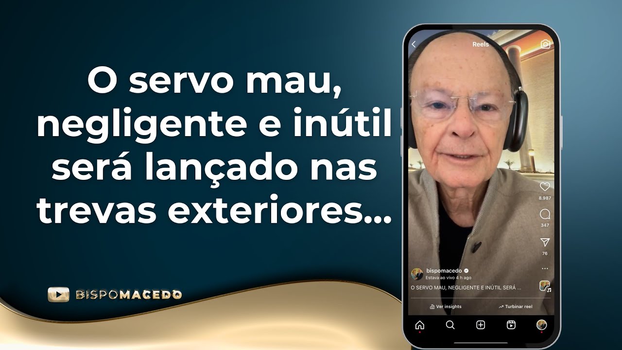 O servo mau, negligente e inútil será lançado nas trevas exteriores... - Meditação Matinal 13/11/24