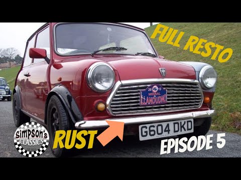 Classic Mini Restoration 1989 Episode 5 - Bye Bye Rusty Floor