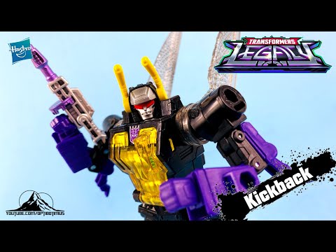 Transformers Legacy Deluxe Class KICKBACK Video Review