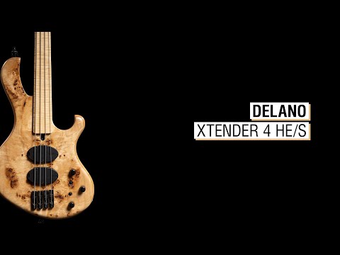Delano Xtender 4 HE/S - Maruszczyk Frog 4p Fretless 34"