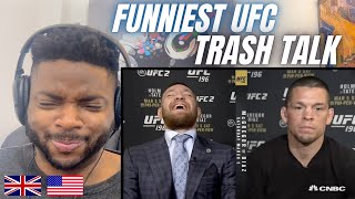 Brit Reacts To THE FUNNIEST UFC TRASH TALK!