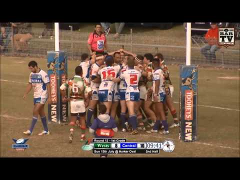 Real NRL Round 13 First Grade Highlights - Wests V Central Newcastle