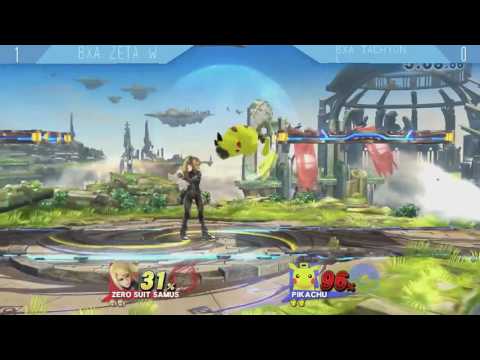 Jax Smash Weekly 3/9 - BxA Zeta(Zero Suit Samus) Vs BxA Tachyon(Pikachu) - Wii U Grand Finals