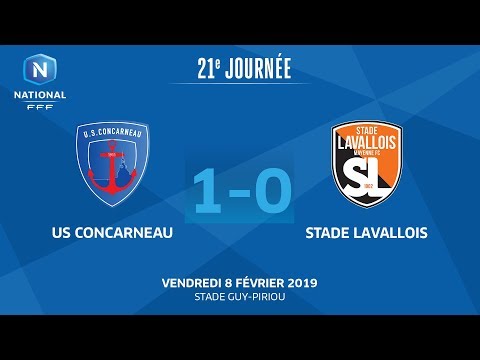 J21 : US Concarneau - Stade Lavallois (1-0), le résumé I National FFF 2018-2019