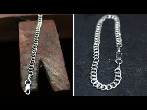 MAKING A SOLID SILVER CURB CHAIN BRACELET