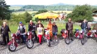 preview picture of video 'Přehlídka motocyklů JAWA na Paldě'