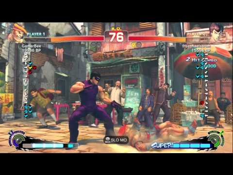 GamerBee [Adon] vs frostmaelstrom [Fei] 1 of 3 SSF4 Japanese Online Ranked Matches - TRUE-HD