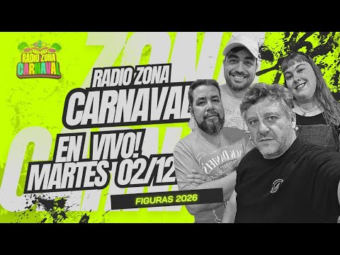 🎭Zona Carnaval 🎉 - Carnaval 2026 - Tarde de Sorteos - Martes 02-12-2025