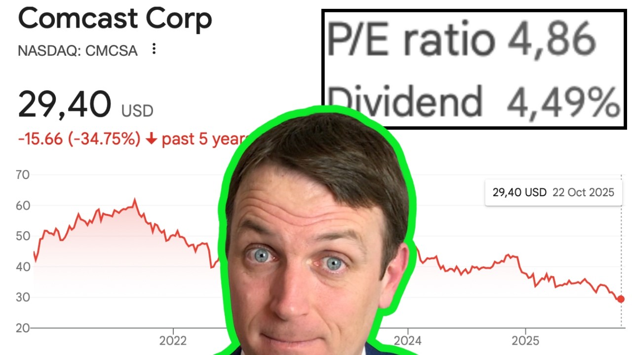 Comcast Is At 5 Year Lows - PE of 5