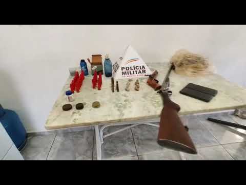 PM APRENDE 02 ARMAS DE FOGO E PRENDE TRAFICANTES DE DROGAS NA ZONA RURAL DE INCONFIDENTES