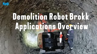 Demolition Robot Brokk Applications Overview #demolitionrobots
