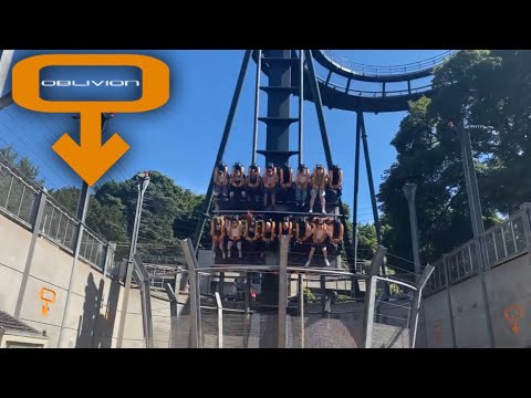 Alton Towers Oblivion | Multi Angle Off Ride Footage | July 2022