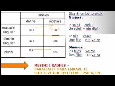 MESIMI 10/32 - MESONI LE, LA, LES  UN, UNE, DES  - LES ARTICLES EN FRANCAIIS
