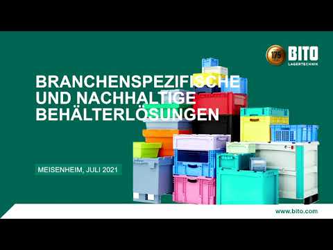 BITO MESSE.digital | Branchenspezifische und nachhaltige Behälterlösungen