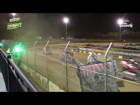 JUL14 Pro Sprintcar Feature Race Thrills and Spills