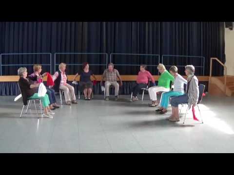 Dancing while seated. On the beautiful blue Danube. Choreography "gegeFantasie"