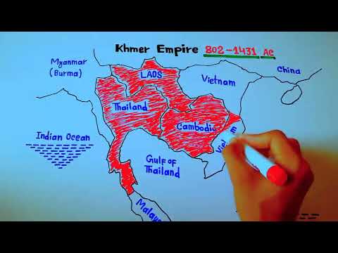 Khmer Empire | Cambodian Empire | Angkorian Empire | Khmer Empire Map || 5min Knowledge
