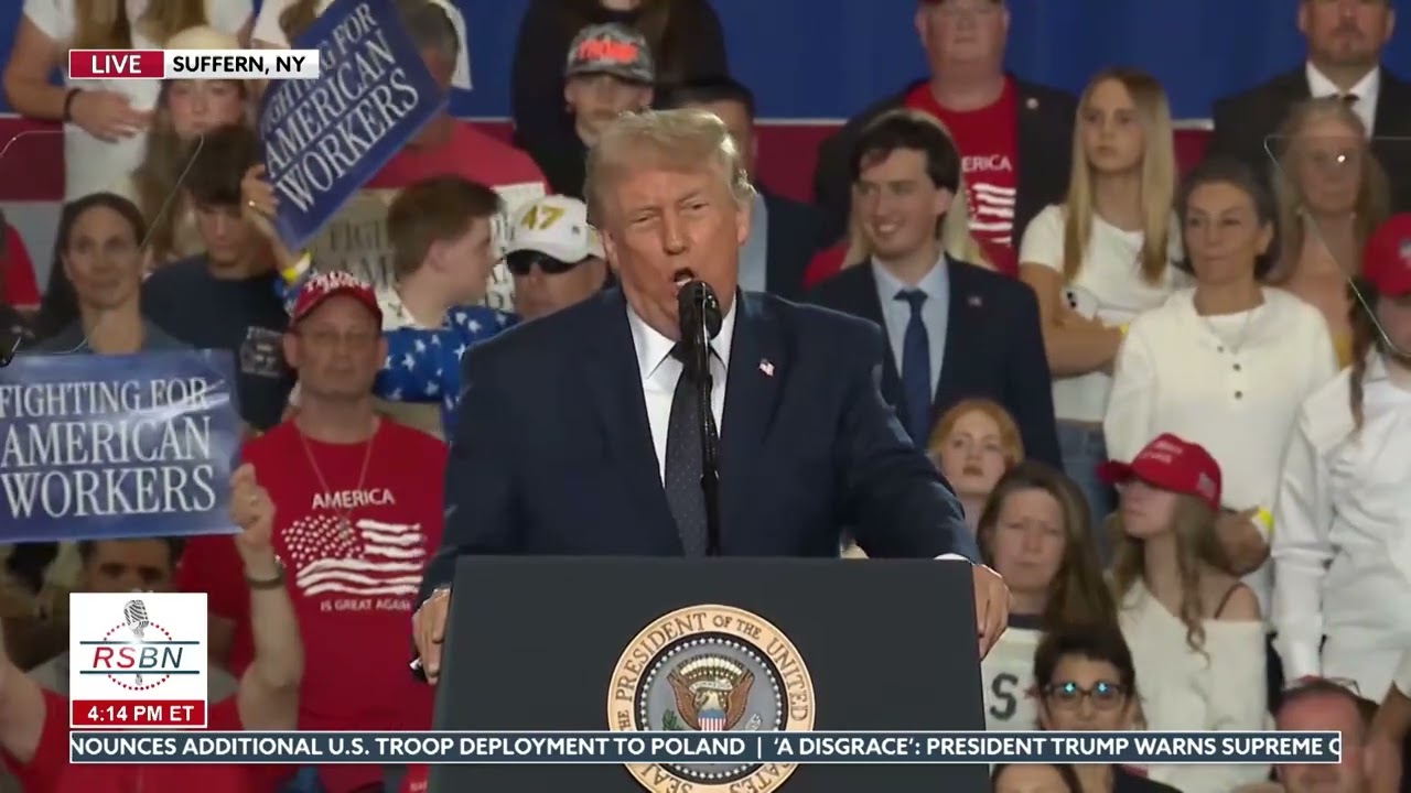WATCH: Trump Highlights Booming Military & Stock Market Success - 05/22/26