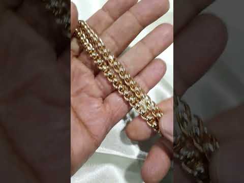9ct Rose Gold Roller Ball Heavy Solid Chain