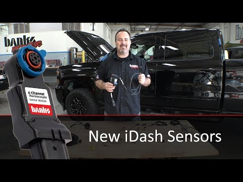 New Banks iDash Sensors