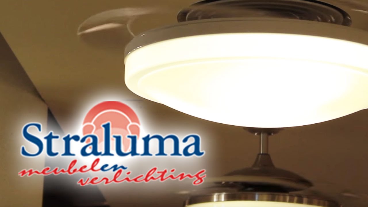 Plafondventilator inklapbaar | met verlichting | met afstandsbediening | Straluma
