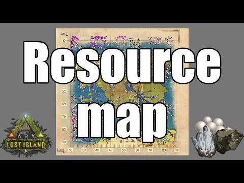 Ark Lost Island Resource Map Official