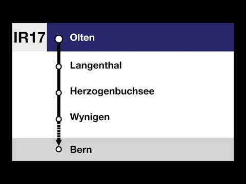 BLS Ansagen - IR17 Olten – Burgdorf – Bern
