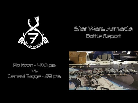Star Wars Armada - Plo Koon vs General Tagge - 400pt Rapid Reinforcement Battle Report