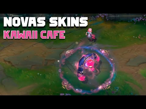 NOVAS SKINS KAWAII CAFÉ - Annie, Bardo, Sivir, Soraka, Vladmir e Gwen - LEAGUE OF LEGENDS