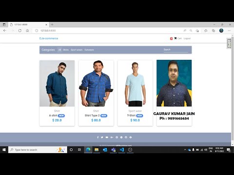 Django E-commerce Website