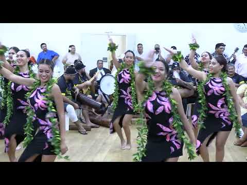 Inangaro Paradise Cook Island Dance Group Performing for Mr & Mrs Jeff Williams