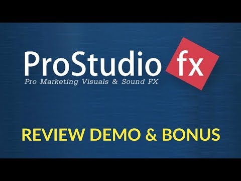 Pro Studio FX Review Demo Bonus - Ultimate Marketing Video Templates & Music Tracks Video