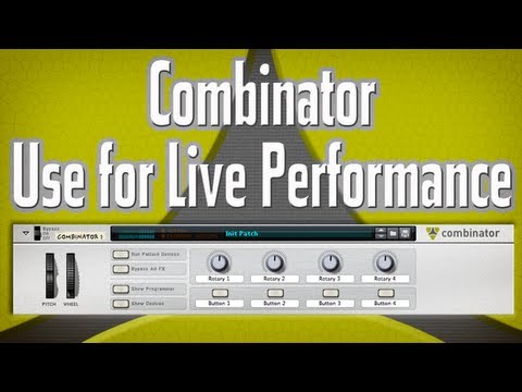 The Combinator: Use for Live Performances (Reason 5/Record 1.5 Tutorial)